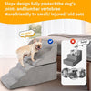 SuleeMat 28 Inch High Dog Stairs & Steps for High Bed, Extra Wide 6 Tier Pet Stairs, Dog Couch/Ramps for Small Dogs, Injured Pets or Older Dogs to Get On Bed, Pet Steps with Handle and Washable Cover