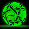 JibInfo Light Up Soccer Ball Size 5, Glow in The Dark Soccer Ball Luminous Soccer Balls for Day&Night Games and Training Gifts for Men Youth and Adult Night Games